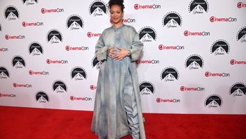 Pregnant Rihanna Makes Surprise Appearance at CinemaCon to Announce Her New 'Smurfs' Role